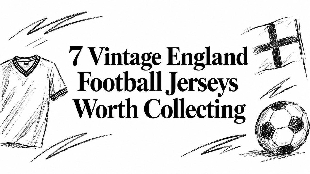 7 Vintage England Football Jerseys Worth Collecting