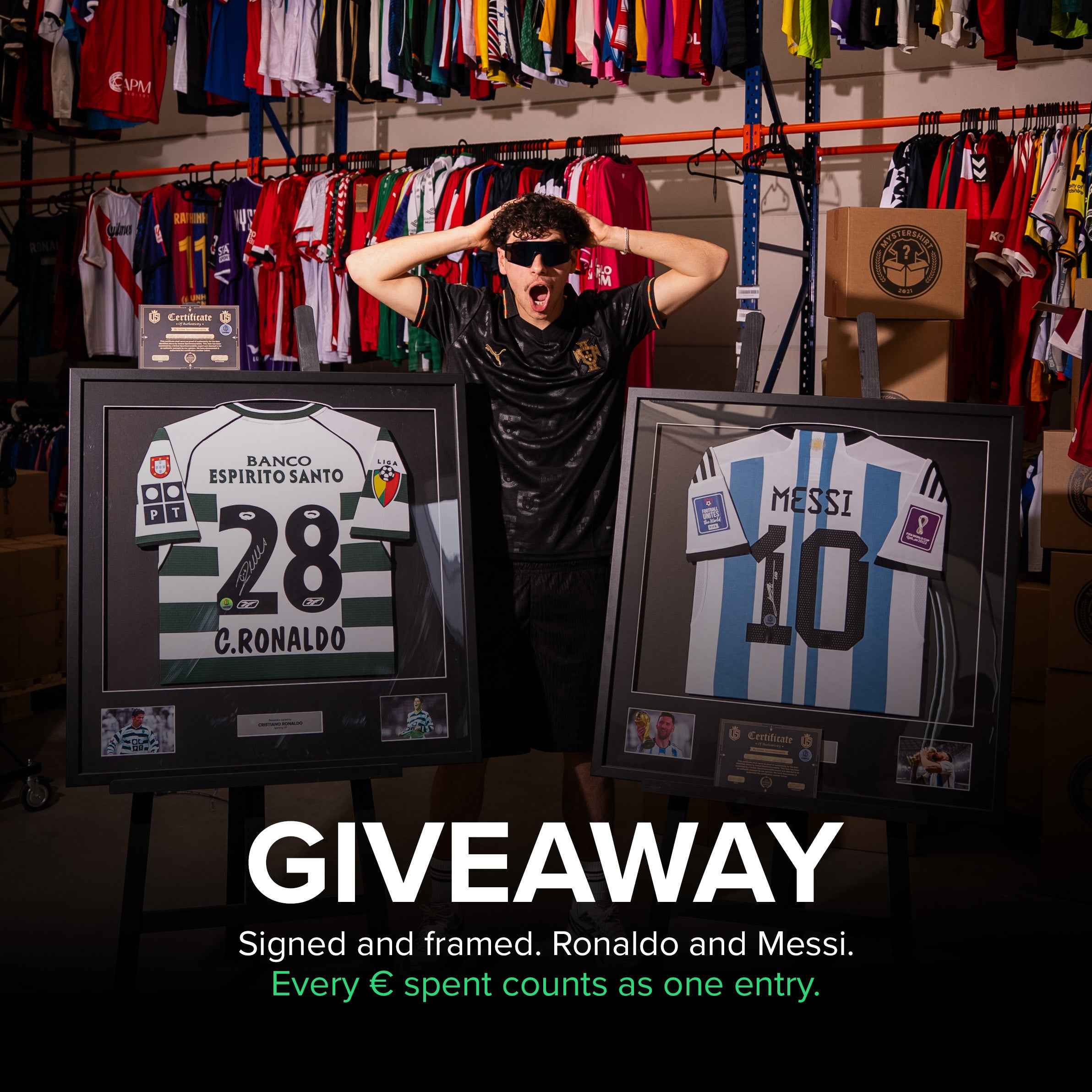 Premium Football Shirt Mystery Box 1+1 Free voetbaltenues Mystershirt